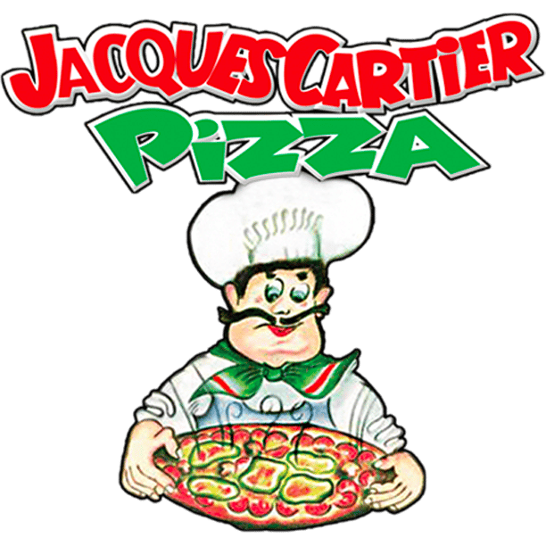 Jacques Cartier Pizza Logo Bonhomme